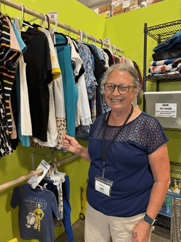 sherry B - CROSS Services - Sweet Repeat Boutique volunteer spotlight