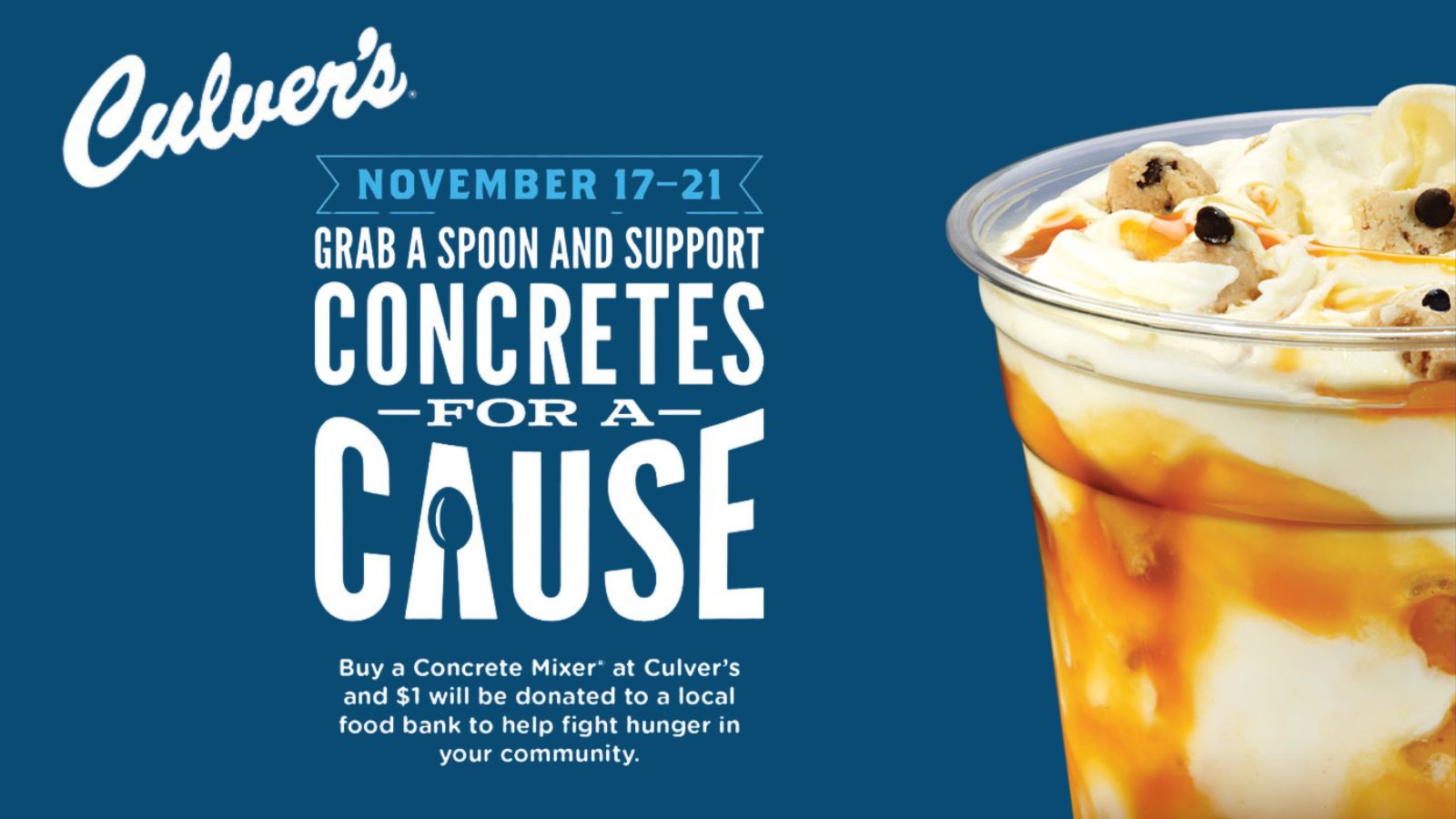 Culvers concretes for a cause - benefiting CROSS Services