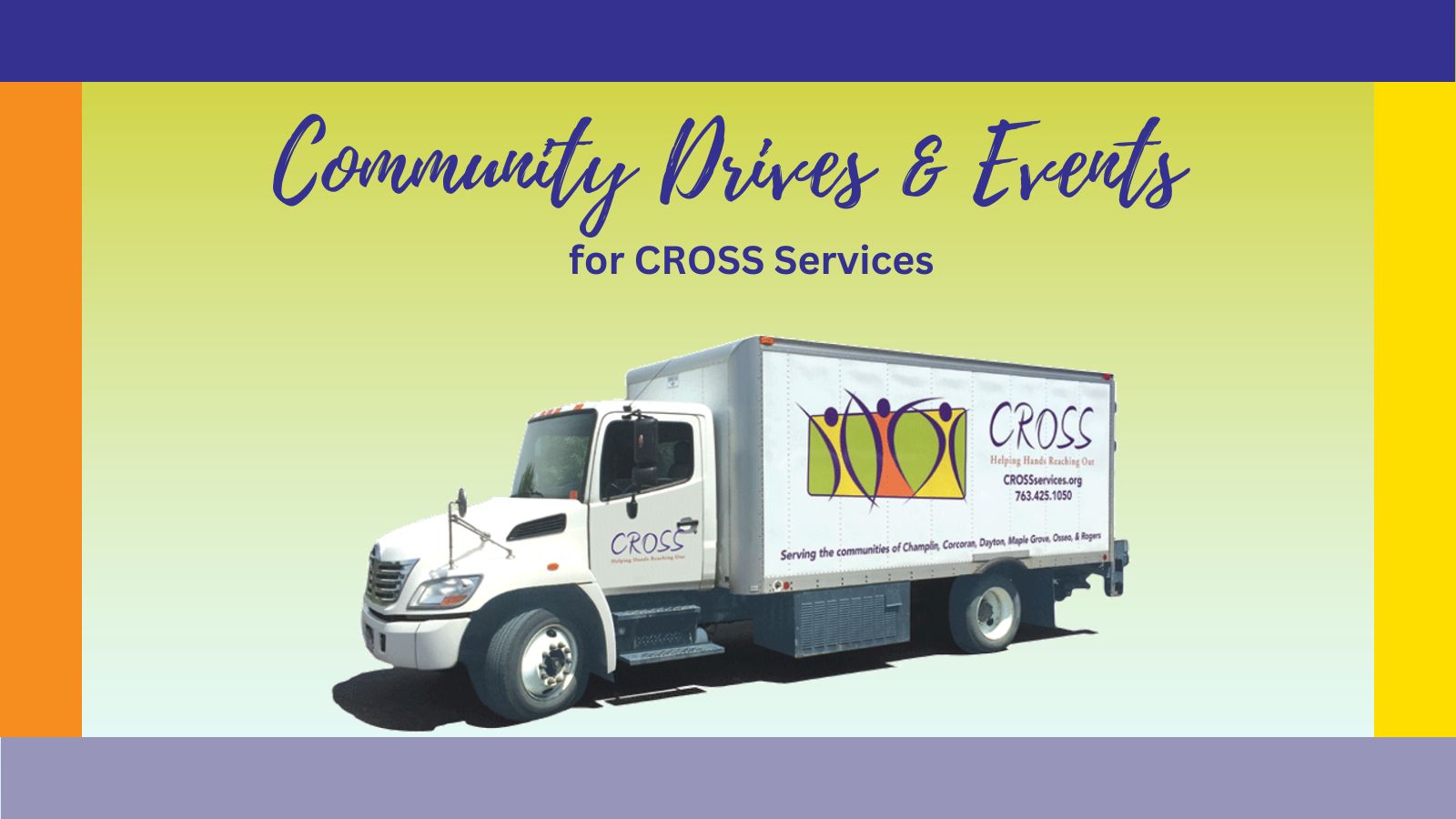 2026 Community Drives and Events for CROSS Services